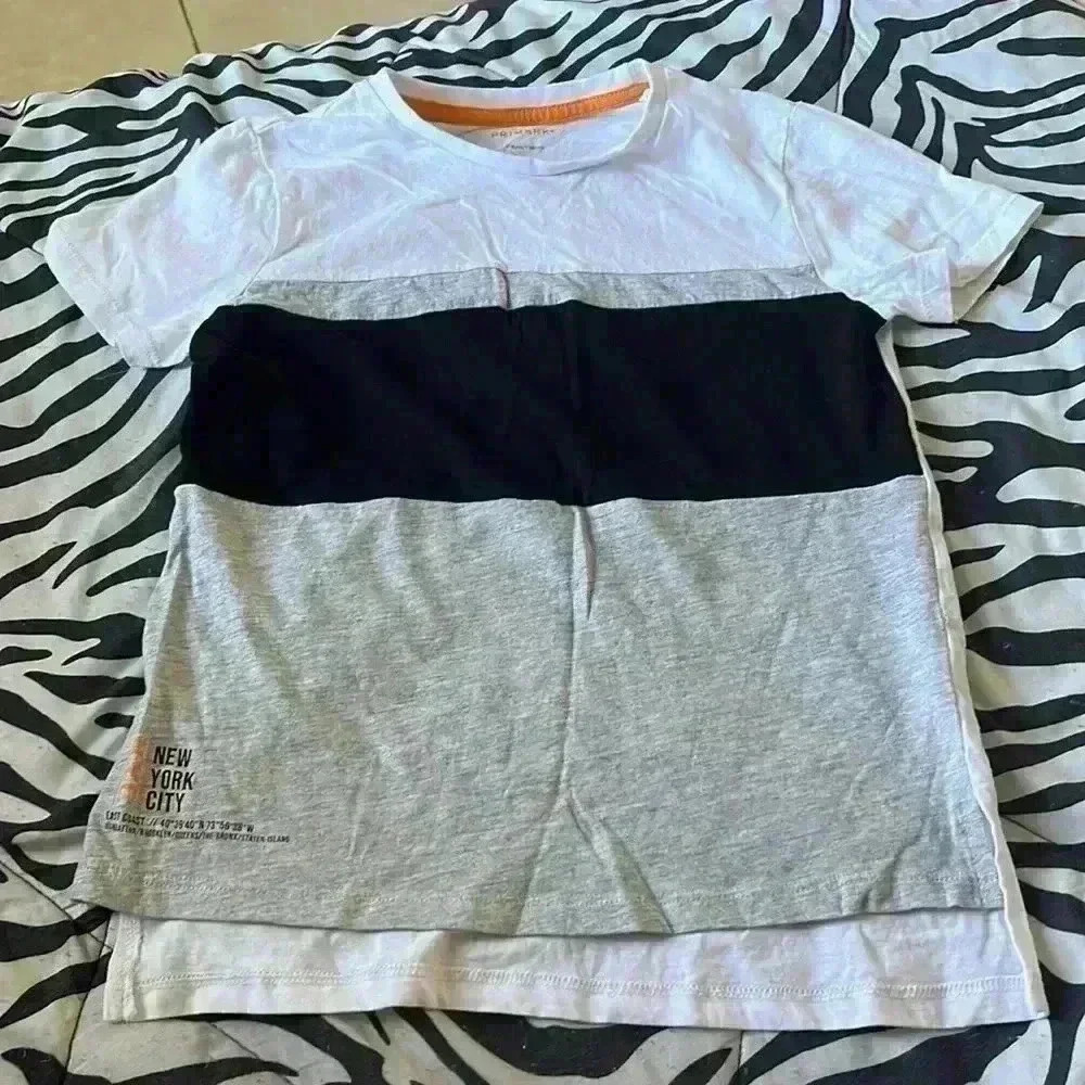 Black, Gray, & White Tee